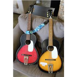 TWO ACOUSTIC GUITARS