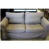 Image 1 : MODERN GREY IKEA ROLLED ARM LOVESEAT