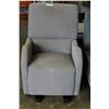 Image 1 : GREY MODERN ROCKING RECLINER