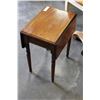 Image 2 : ANTIQUE SIDE TABLE WITH TWO DROP SIDES