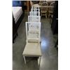 Image 2 : SET OF SIX WHITE DINING CHAIRS