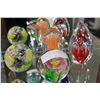 Image 1 : LOT OF FOUR ART GLASS PAPER WEIGHTS