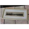 Image 1 : ANTIQUE WHITE FRAMED LANDSCAPE ETCHING SIGNED