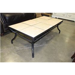 TILE TOP COFFEE TABLE