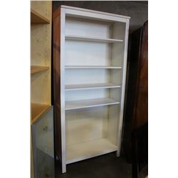 WHITE BOOKSHELF