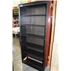 Image 1 : IKEA HENNES BLACK BOOKSHELF