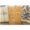 Image 1 : OAK 5-DRAWER DRESSER