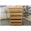 Image 2 : OAK 5-DRAWER DRESSER