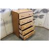Image 3 : OAK 5-DRAWER DRESSER