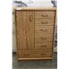 Image 1 : OAK FINISH WARDROBE