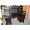 Image 2 : IKEA BLACK HENNES 2-PIECE EXECUTIVE DESK
