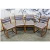 Image 1 : SET OF FOUR OAK FRAMED CHAIRS