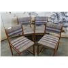 Image 2 : SET OF FOUR OAK FRAMED CHAIRS