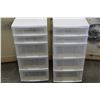 Image 2 : TWO ROLLING STORAGE ORGANIZERS