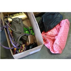 BOX OF PURSES