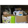 Image 1 : TWO CORDLESS PHONES FOOD SAVER AND BOX MISC HOSUEHOLD ITEMS