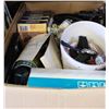 Image 3 : TWO CORDLESS PHONES FOOD SAVER AND BOX MISC HOSUEHOLD ITEMS