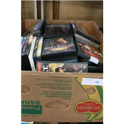 BOX OF DVDS