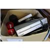 Image 1 : BOX OF ELECTRONICS AND SELFIE STICK