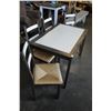 Image 2 : MODERN DINING TABLE W/FOUR ROPE SEAT CHAIRS