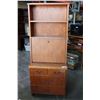 Image 1 : TEAK DROPFRONT CABINET