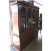 Image 2 : LARGE 2 PIECE CHINA CABINET