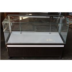 GLASS ROLLING DISPLAY CASE