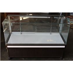 GLASS ROLLING DISPLAY CASE