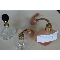 THREE PERFUME DIFUSERS