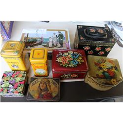 LOT OF VINTAGE TINS
