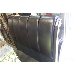 QUEENSIZE LEATHER BED FRAME
