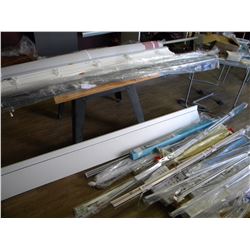 LOT MISC DRAPERY RODS/ETC(BUSINESS CLOSEOUT/GAGELS)