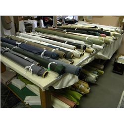LARGE ASSORTMENT ASST ROLL END DRAPERY CLOTH(BUSINESS CLOSEOUT/GAGELS)