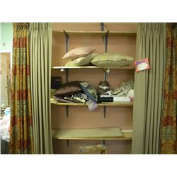 MISC PILLOWS/DRAPES/ETC(BUSINESS CLOSEOUT/GAGELS)