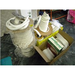 MISC ROLLS ROPE/ETC(BUSINESS CLOSEOUT/GAGELS)