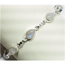 new Sterling Silver Moonstone Bracelet Retail $350