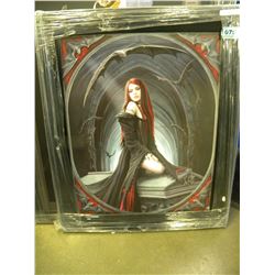 24293 - VAMPRIES AWAIT THE NIGHT (19X23") PRINT BY ANN STOKES