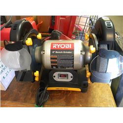 RYOBI 8" BENCH GRINDER (ESTATE ITEM)