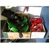 Image 1 : BOX OF SMALL MISC TOOLS/STRETCH CORDS (ESTATE ITEM)