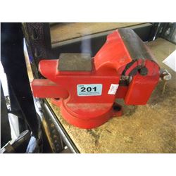 SMALL RED BENCH VICE (ESTATE ITEM)