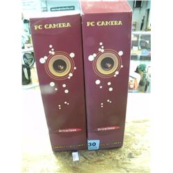 2 DRIVERSLESS USB CAMERAS