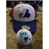 Image 1 : VINTAGE MONTREAL BASEBALL HAT & BASEBALL