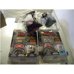 2 MEDALLION GOALIE MASK COLLECTIBLES/2 MCDONALD GOALIE MASK COLLECTIBLES