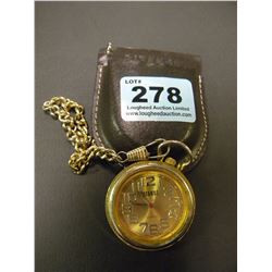 GITANO POCKET WATCH IN CASE