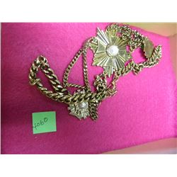 BRASS PLATED NECKLACE
