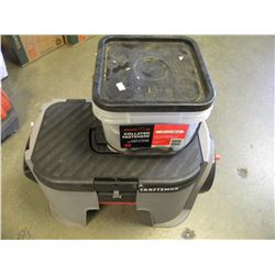 FOLDING TOOLBOX/SEAT/TUB OF COLLATED FASTENERS