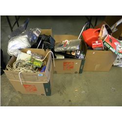 4 BOXES MISC HARDWARE ETC (ESTATE ITEM)