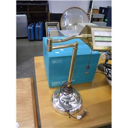 PUNCH/PARTY BOWL & OFFICE DESK LAMP (ESTATE ITEM)