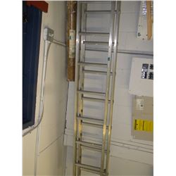 ALUMINUM APPROX 10' FT SLIDING LADDER (ESTATE ITEM)