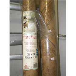 2 ROLLS OF 6X8' VINYL FLOORING